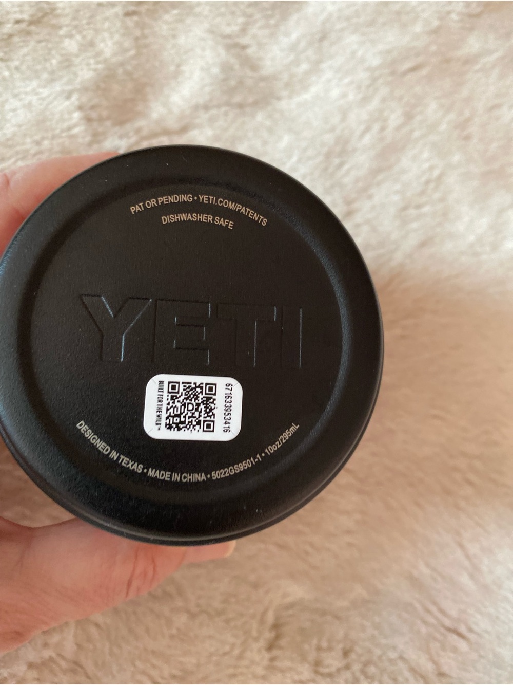 Yeti 10 oz. black rambler with magslider lid - Picture 4 of 6